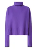 PINKO contrasting-trim sweater - Purple