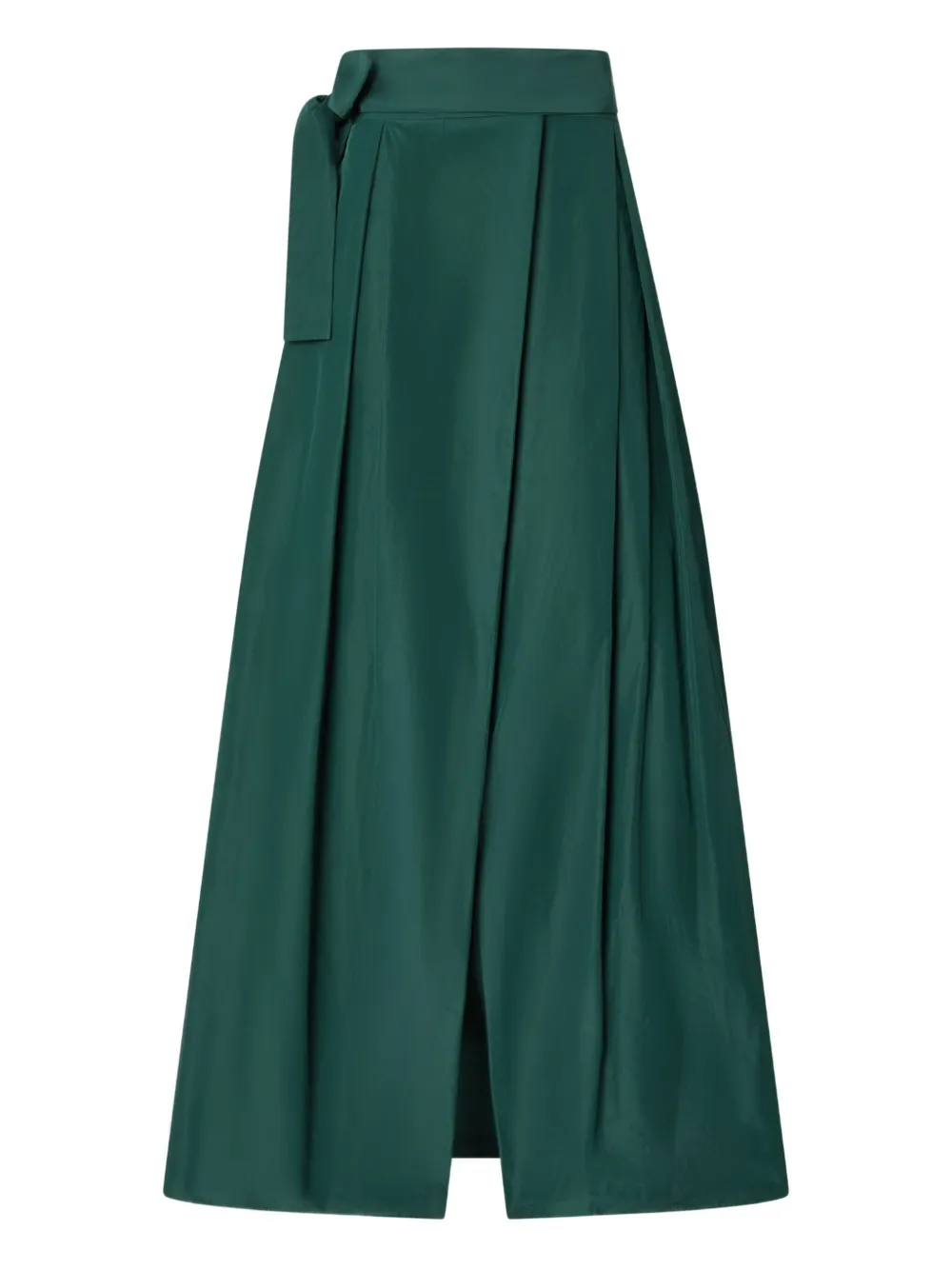 PINKO Maxi-plooirok met gestrikte ceintuur Groen