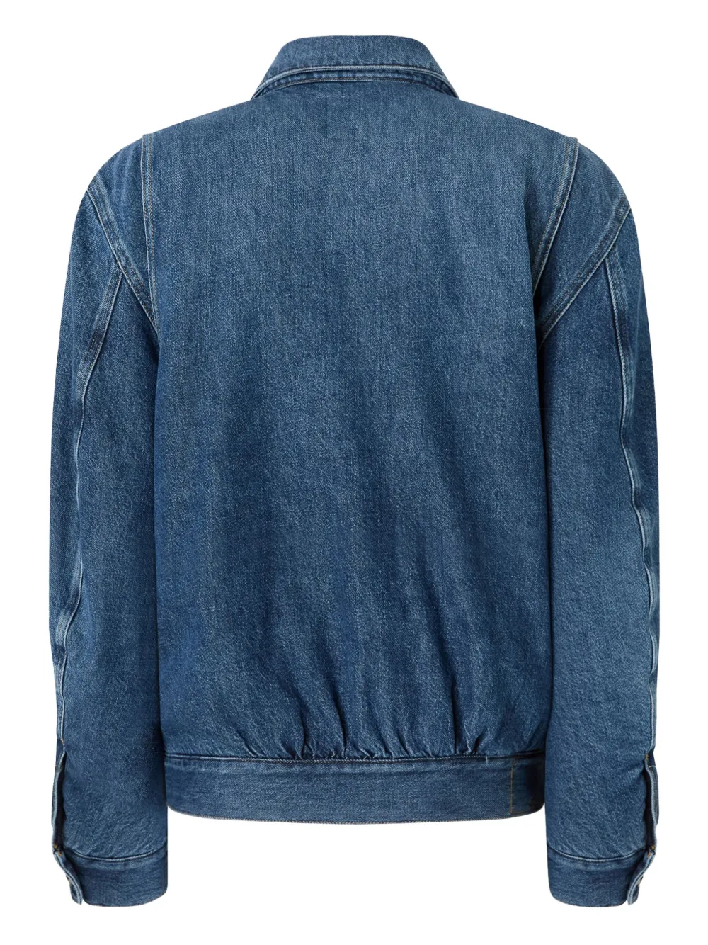 Pinko Pocket-embellished Denim Jacket In Blue