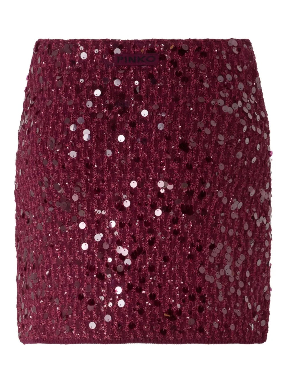 PINKO Gimme mini skirt - Rosso