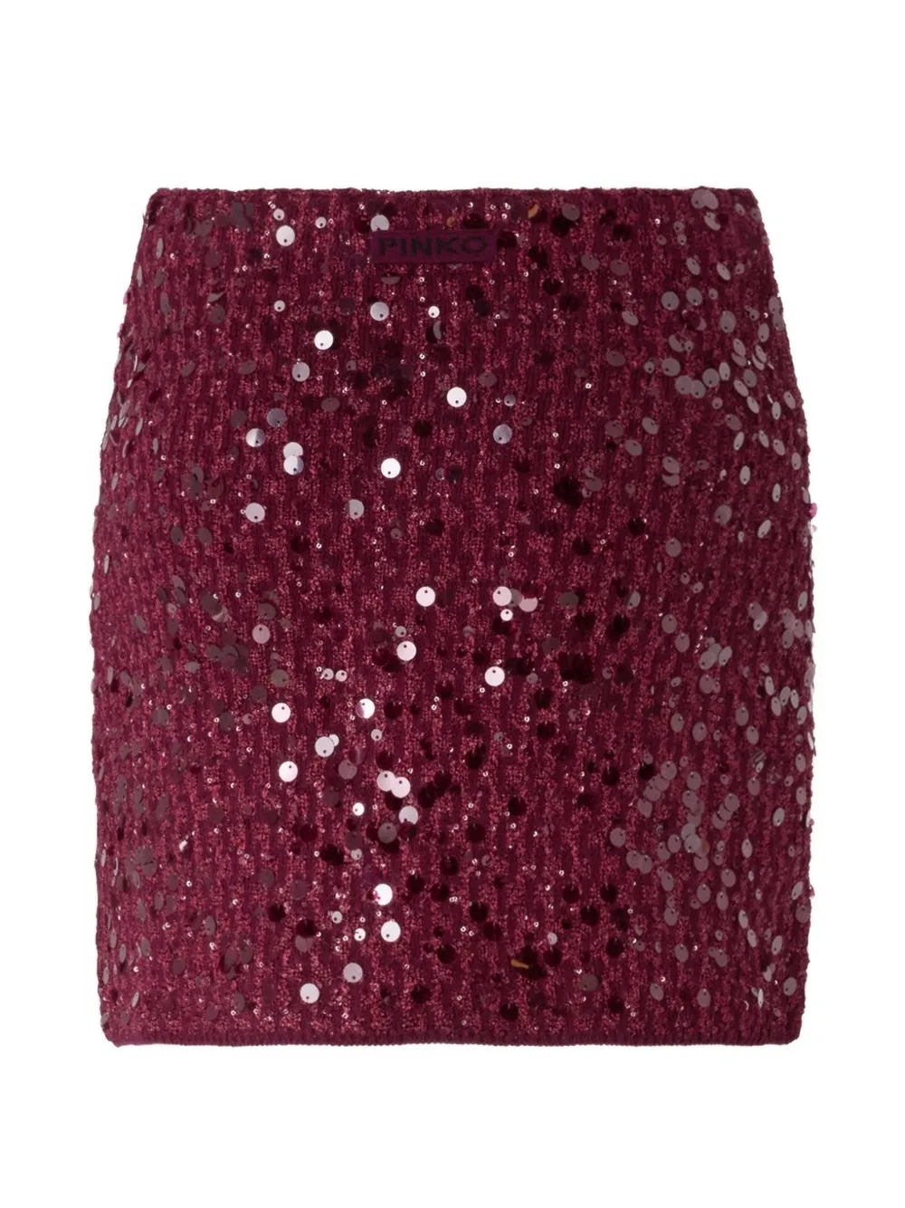 PINKO Gimme mini skirt - Rosso