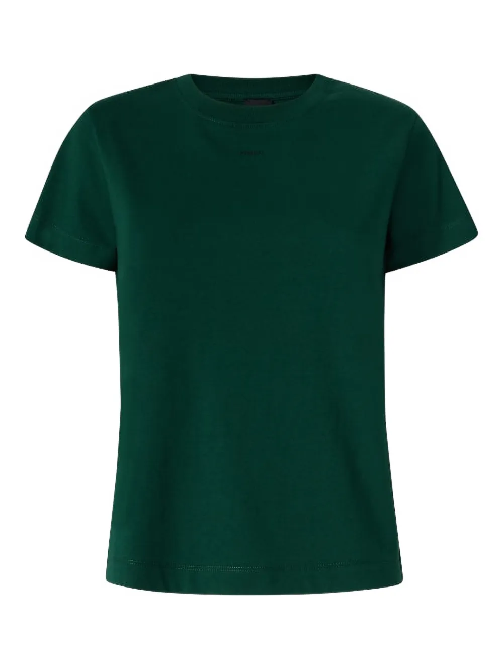 Pinko Short-sleeve Cotton T-shirt In Green