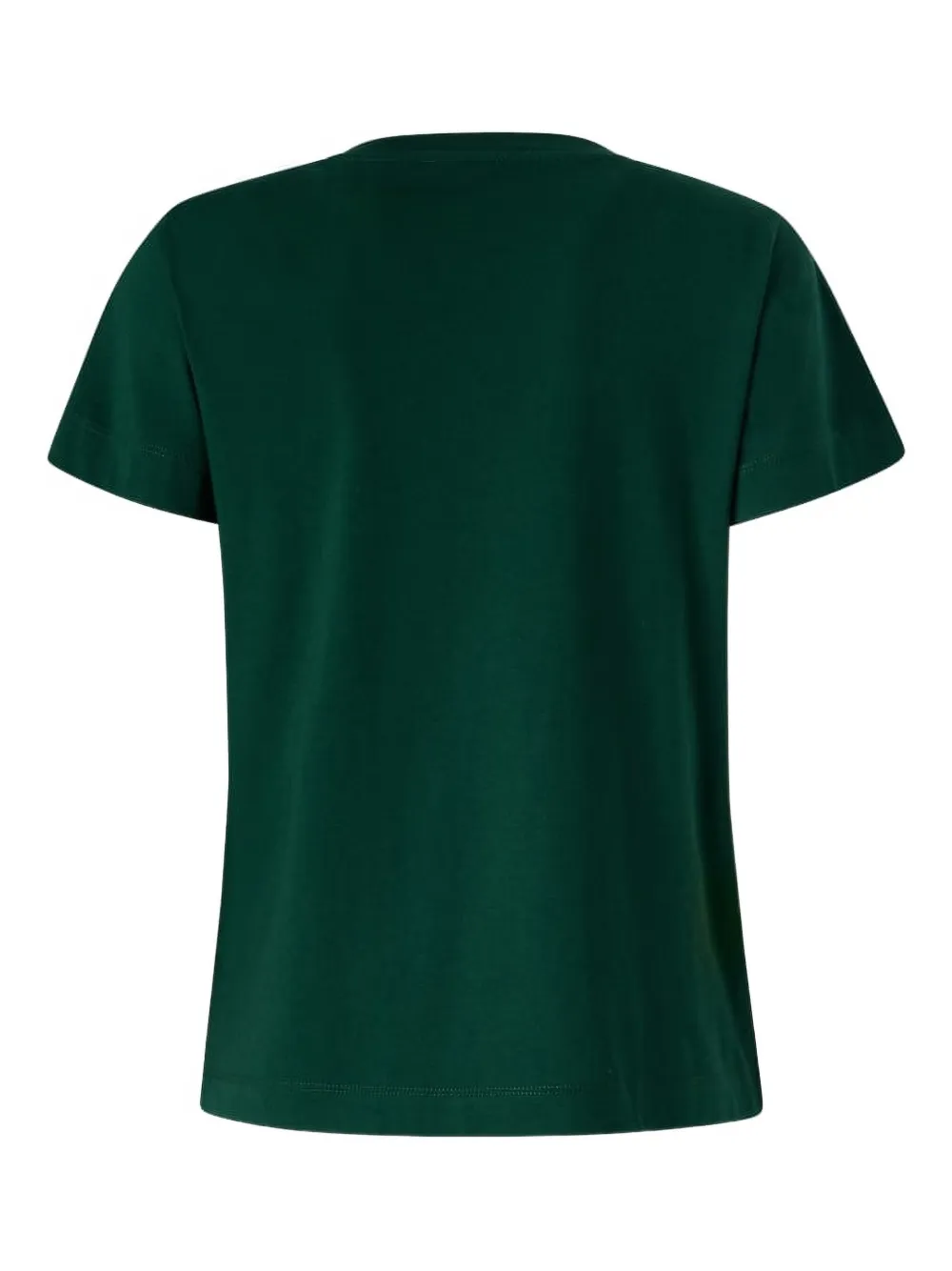 Pinko Short-sleeve Cotton T-shirt In Green