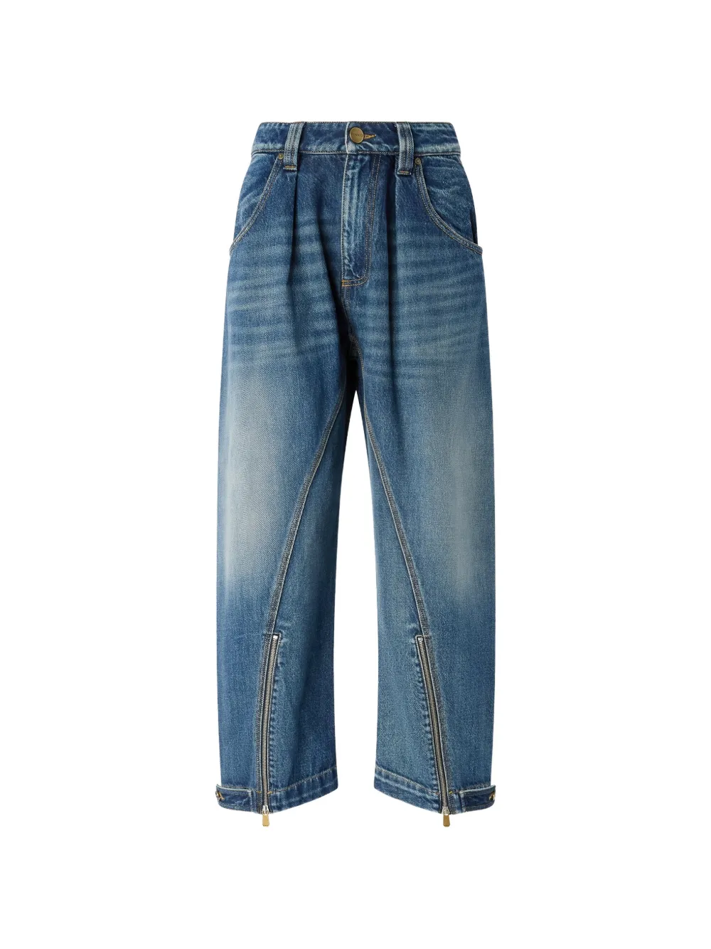 PINKO Jeans con zip - Blu
