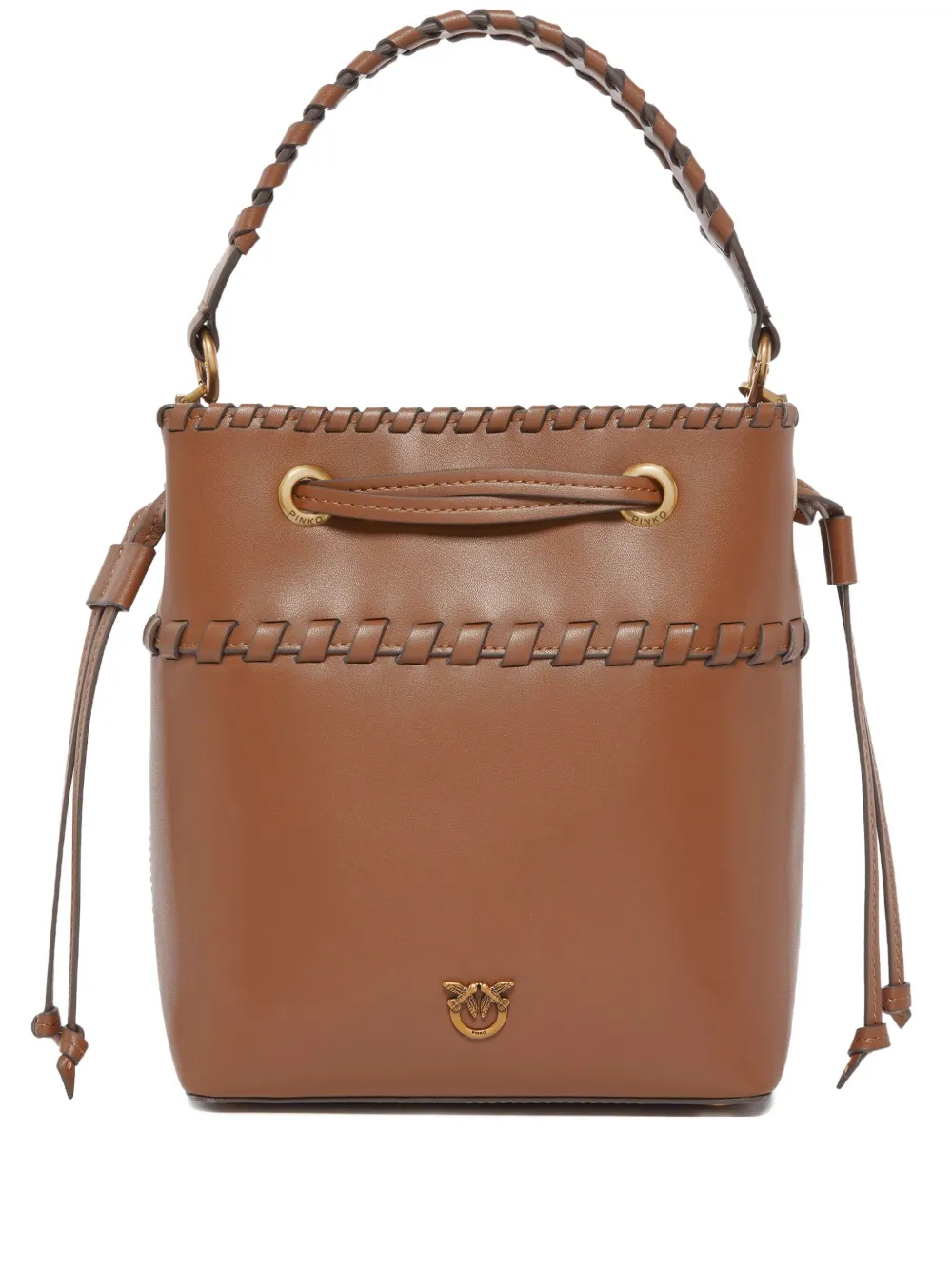 PINKO leather bucket bag | Brown | Image 1
