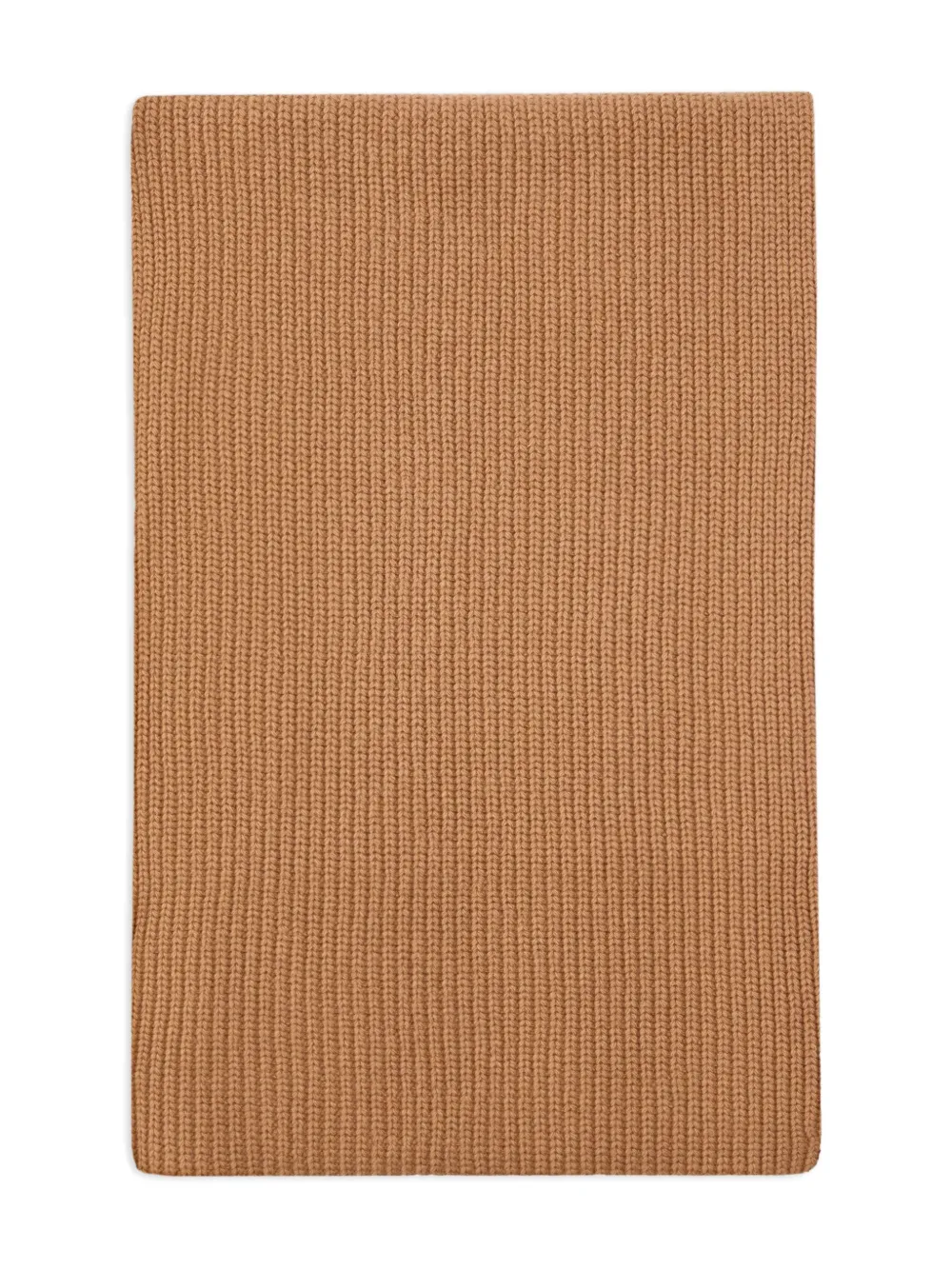 PINKO Slovenia ribbed label scarf - Bruin