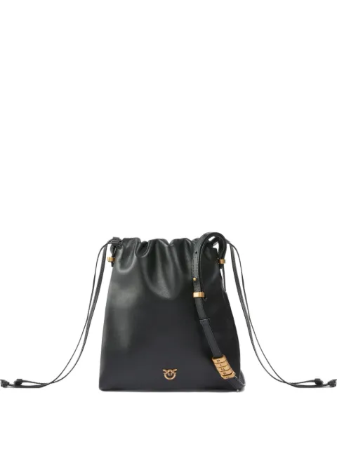 PINKO bolsa satchel con detalle del logo