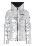 PINKO metallic high-neck jacket - Silver