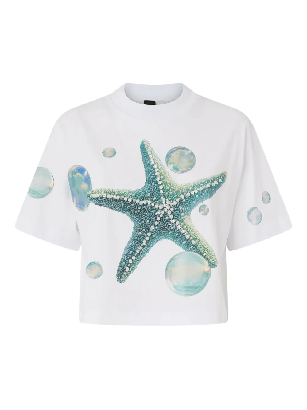 Pinko Starfish-print T-shirt In Multi