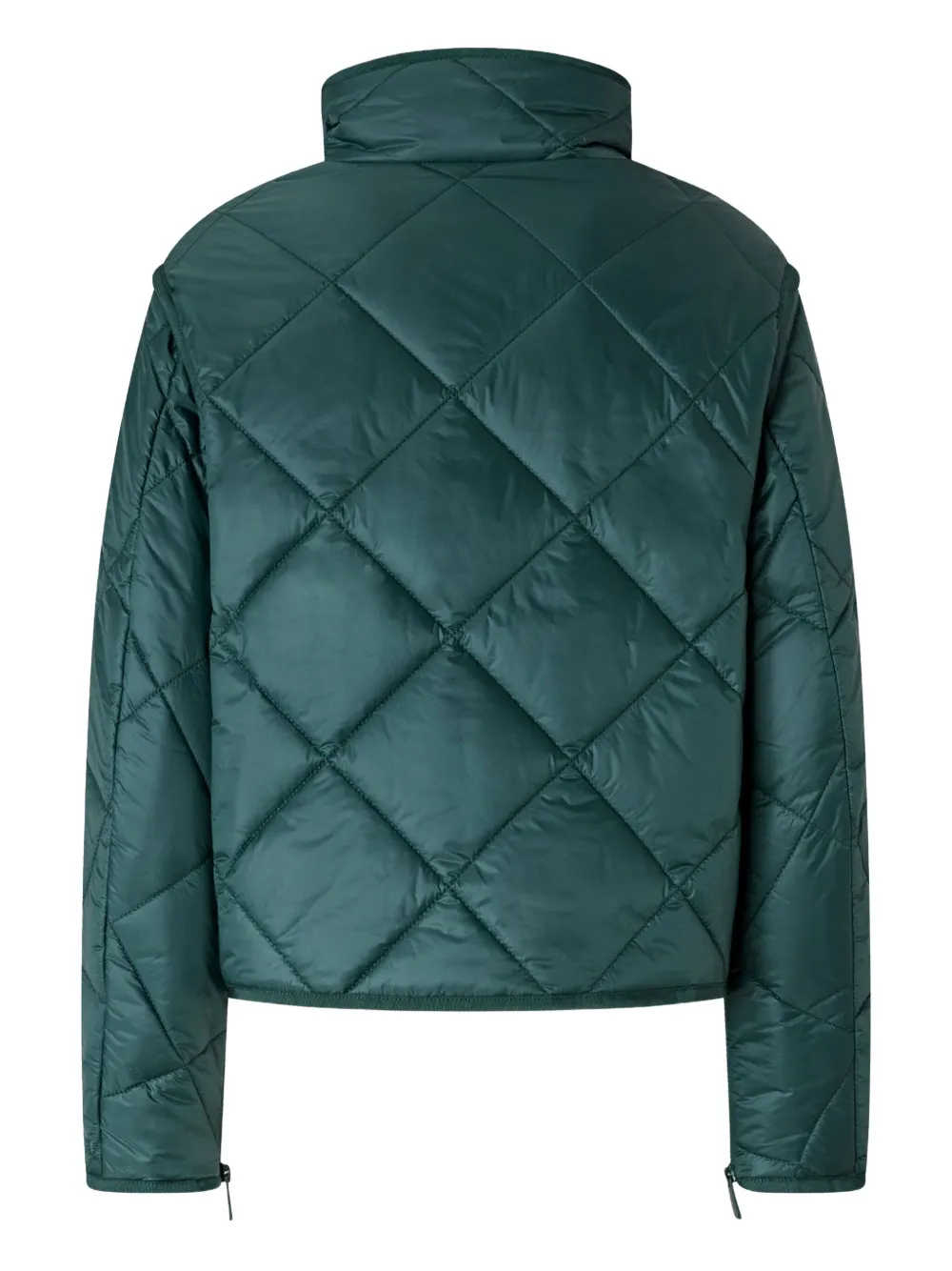 PINKO Gewatteerd jack met diamantpatroon Groen