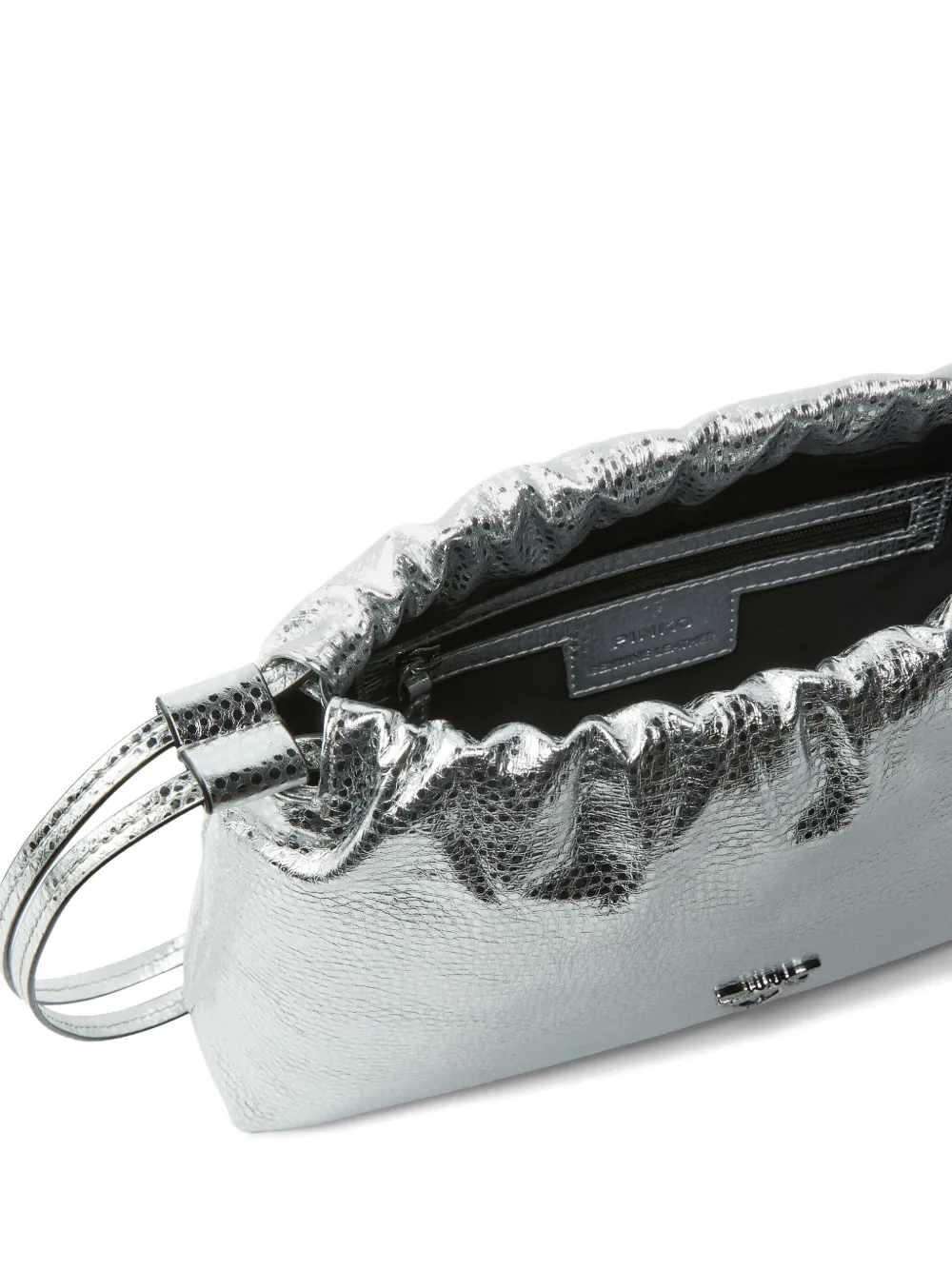 PINKO Shopper verfraaid met kristallen Grijs