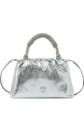 PINKO crystal-embellished tote bag - Grey