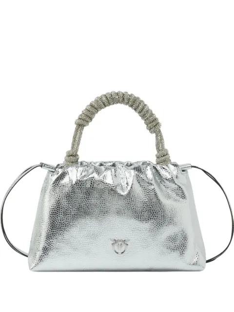 PINKO crystal-embellished tote bag 
