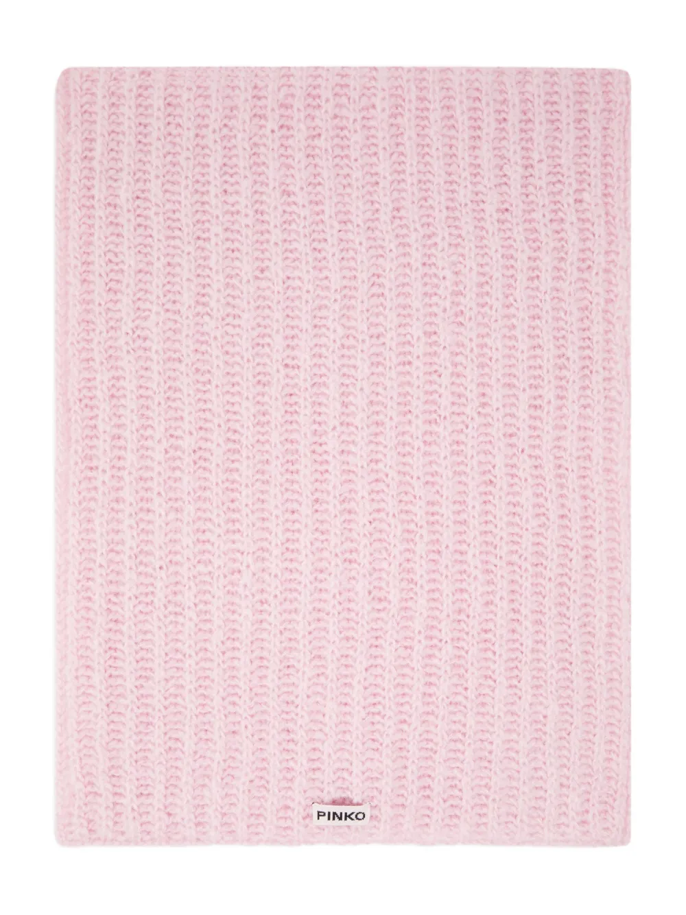 PINKO ribbed-knit scarf Roze