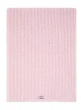 PINKO ribbed-knit scarf