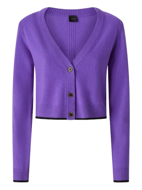 PINKO V-neck crop cardigan