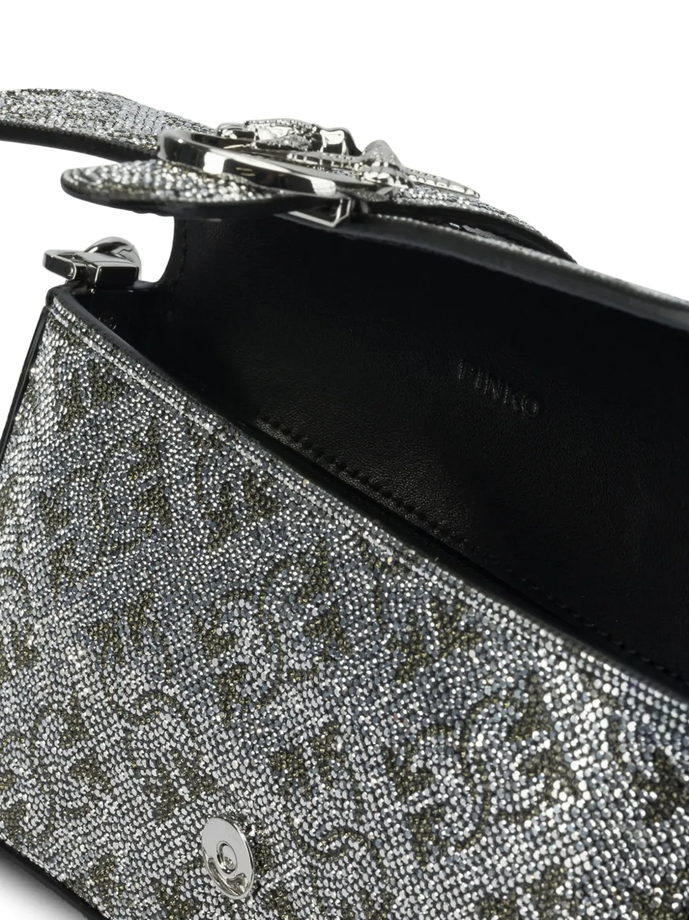 PINKO Verfraaide crossbodytas Zilver
