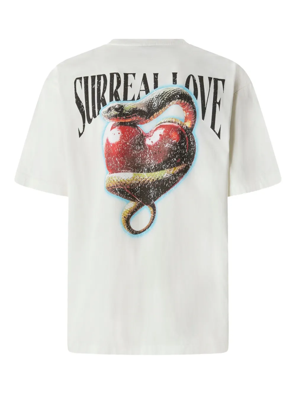 PINKO heart-print cotton T-shirt Wit