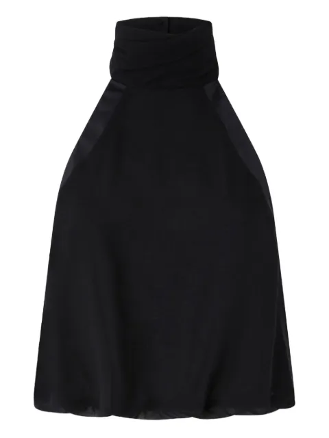 PINKO halter-neck satin top