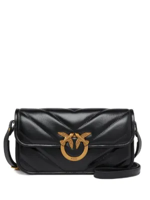 PINKO Carrie Camera Bag | Black | FARFETCH JO