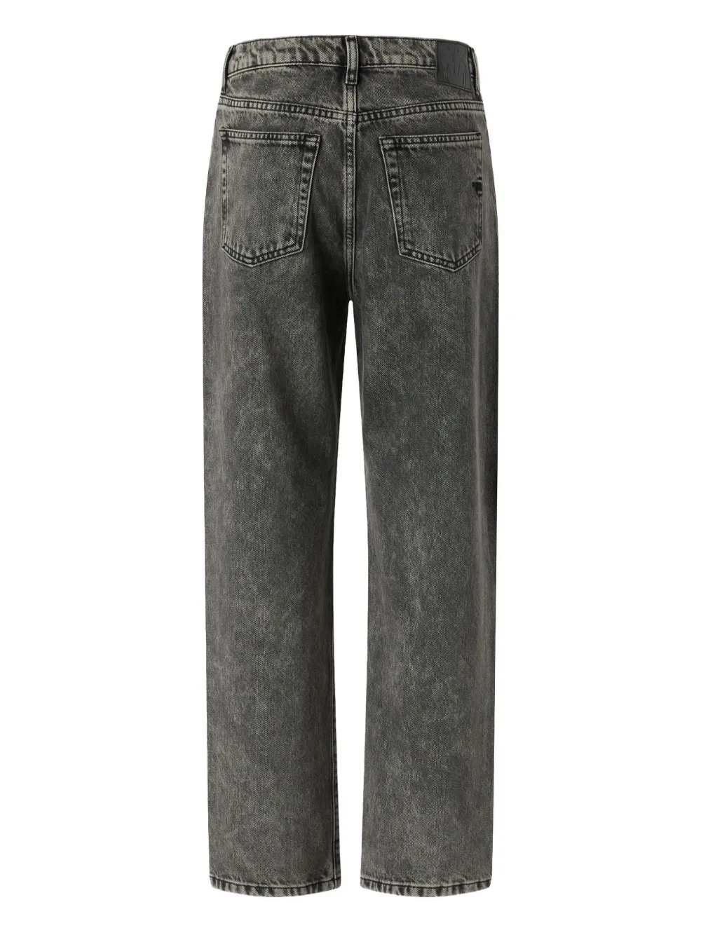 PINKO Jeans verfraaid met kristallen en stonewash-effect Grijs