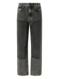 PINKO stonewash crystal-embellished jeans - Grey