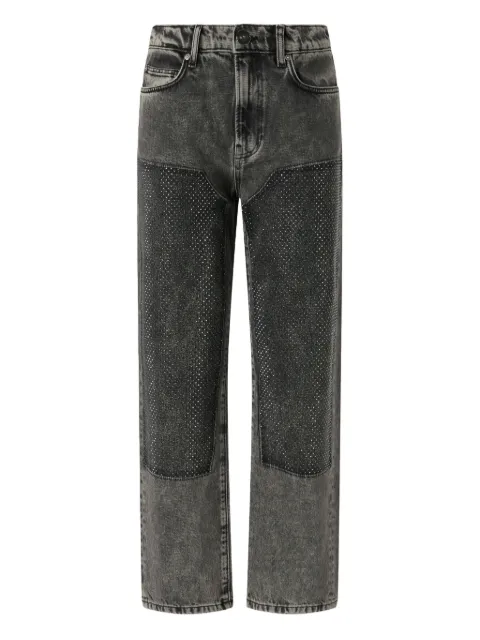 PINKO stentvättade jeans med strass