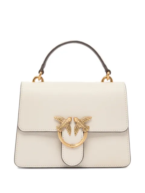 PINKO mini Love leather tote bag