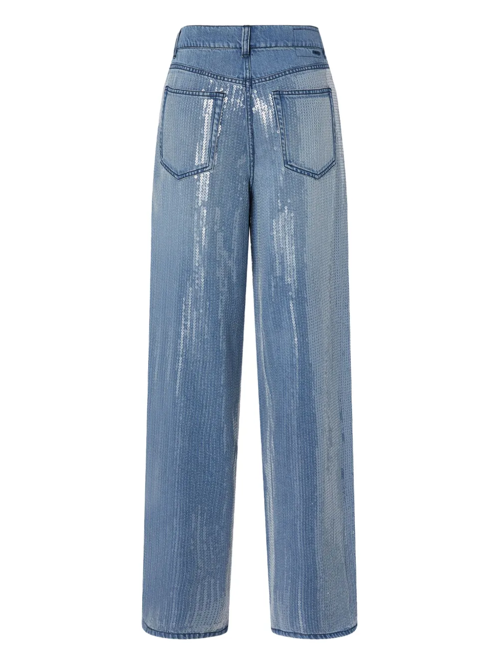PINKO sequin-embellished jeans Blauw