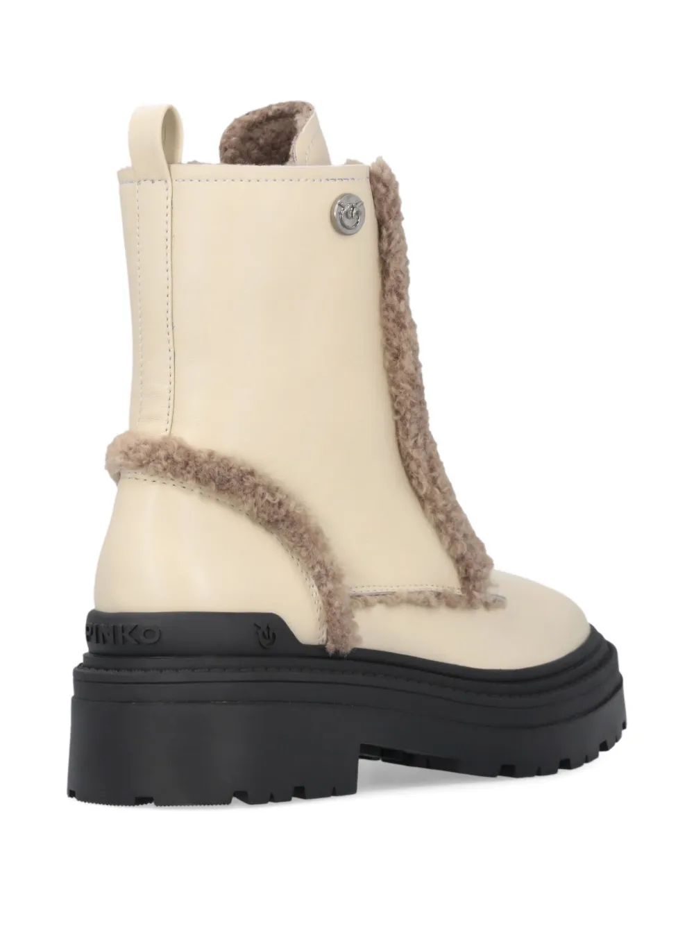 PINKO 55 mm veterlaarzen Beige