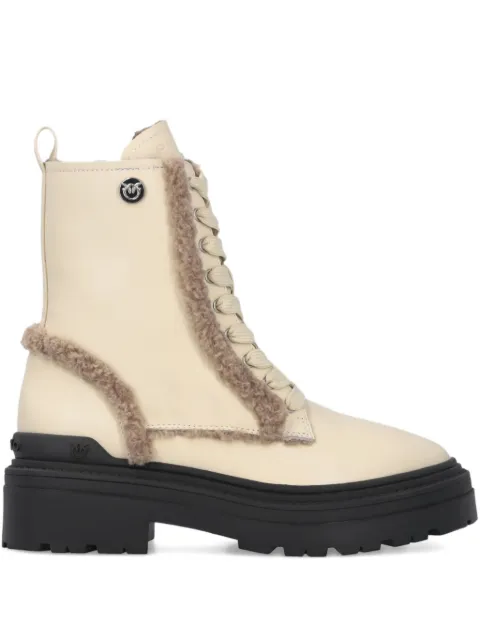 PINKO 55mm lace-up boots