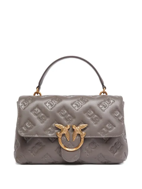 PINKO Love Birds debossed satchel