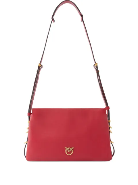 PINKO Love Birds-plaque leather cross body bag