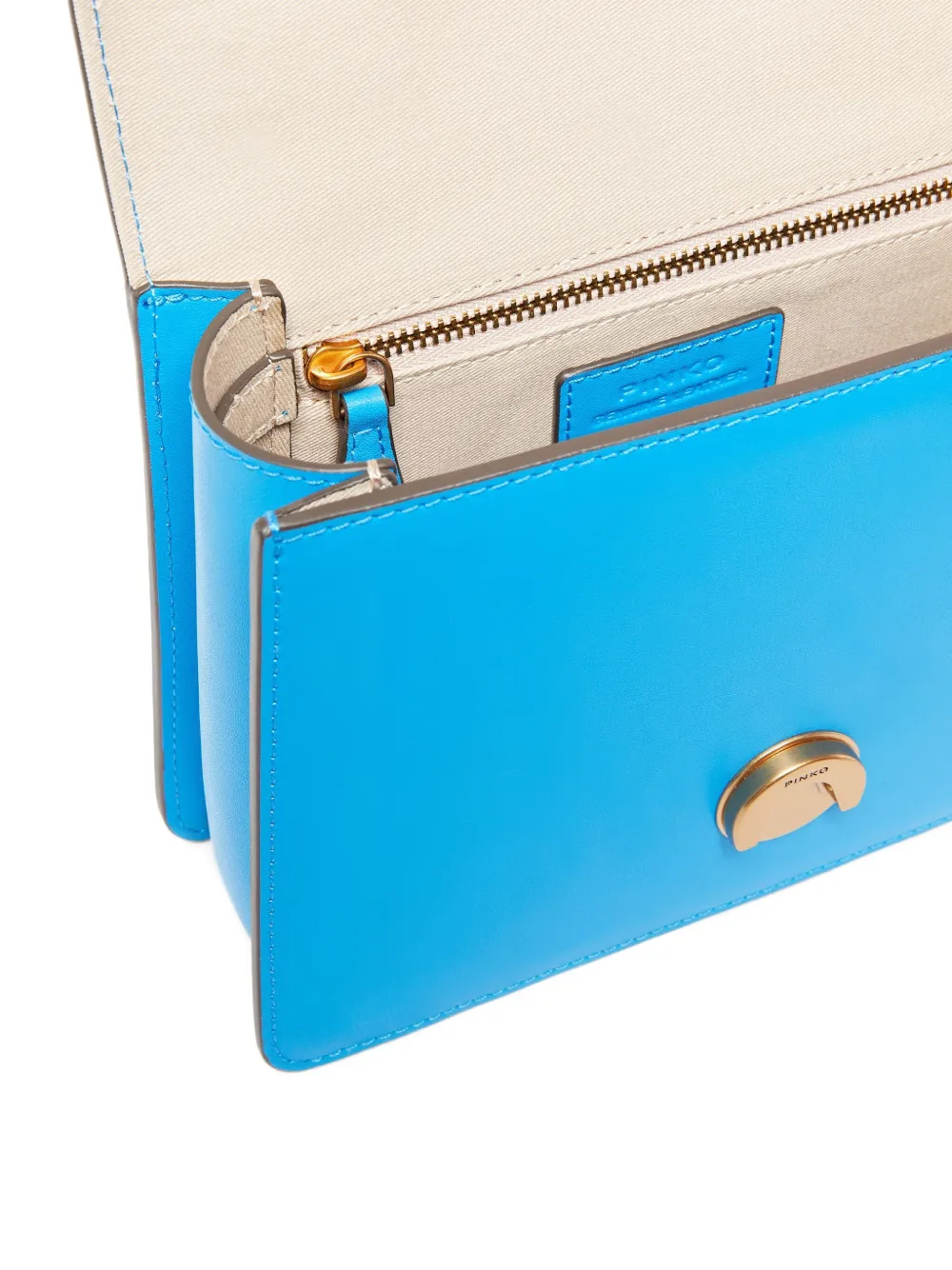 PINKO Love-Birds tas met handgreep Blauw