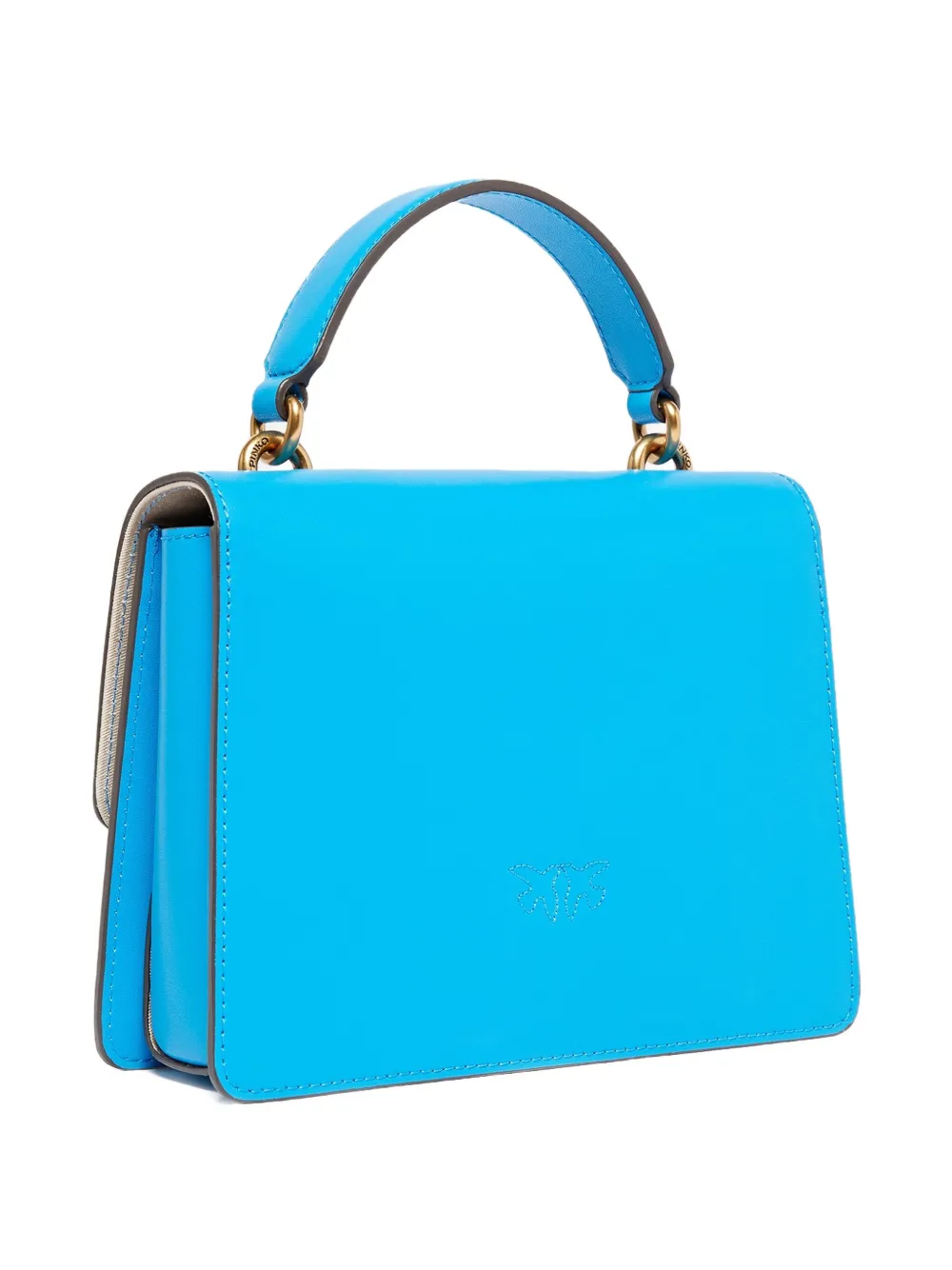 PINKO Love-Birds tas met handgreep Blauw
