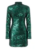 PINKO sequin-embellished mini dress - Green
