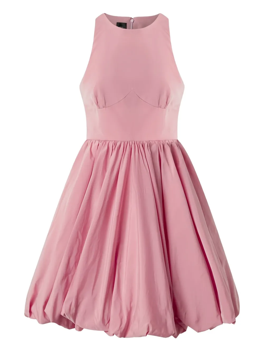 Pinko Rew-neck Sleeveless Mini Dress In Pink