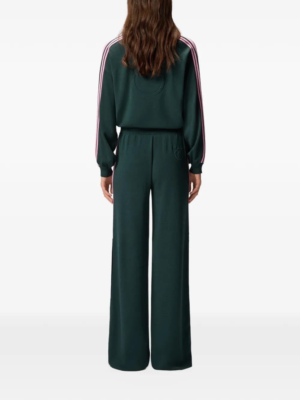 PINKO Broek met zijstreep Groen