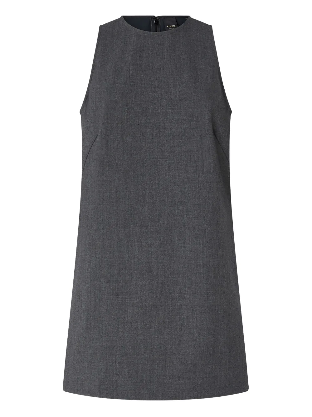 Pinko Sleeveless Round-neck Playsuit In Gray