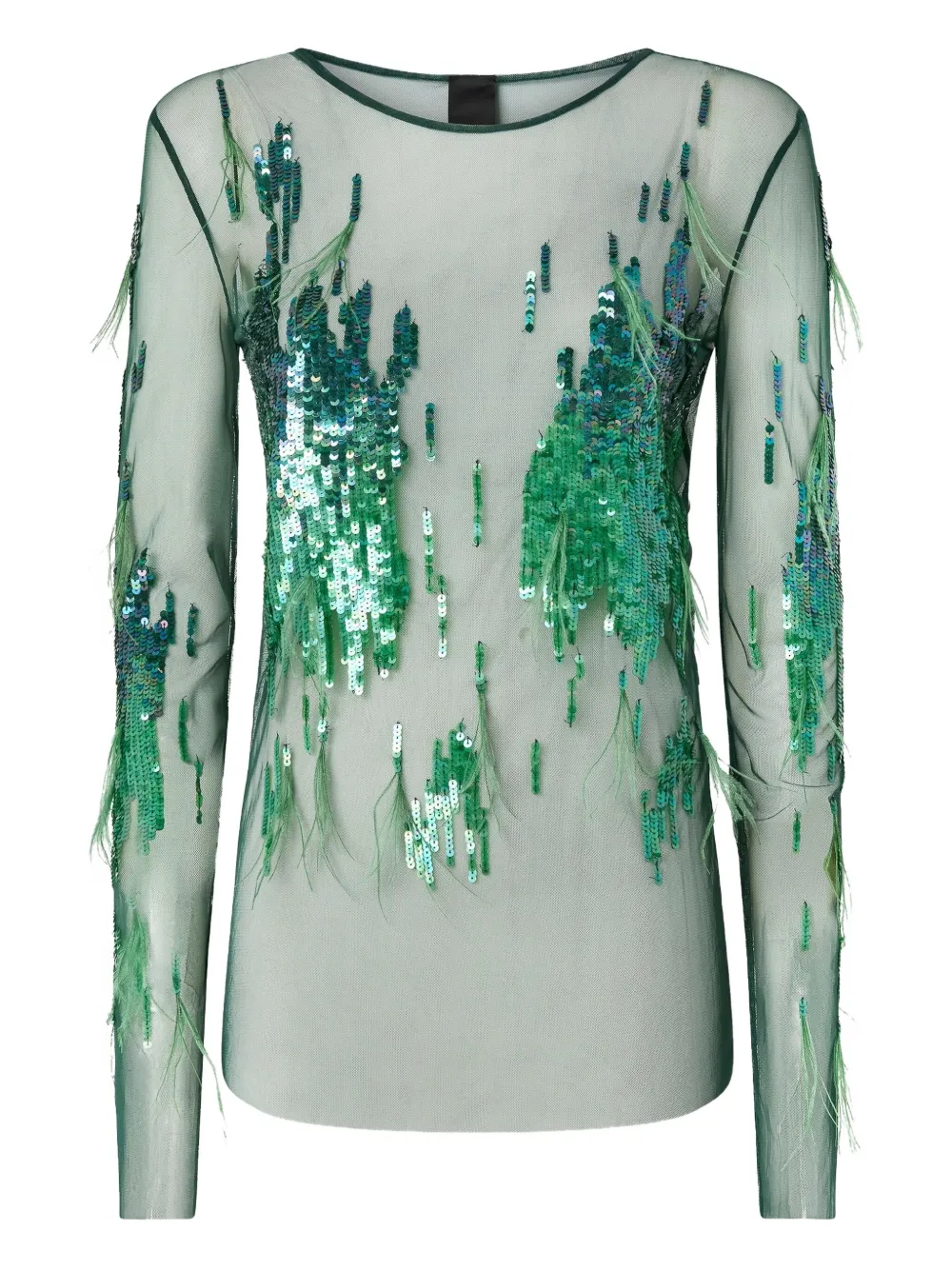 PINKO Verfraaid blouse Groen