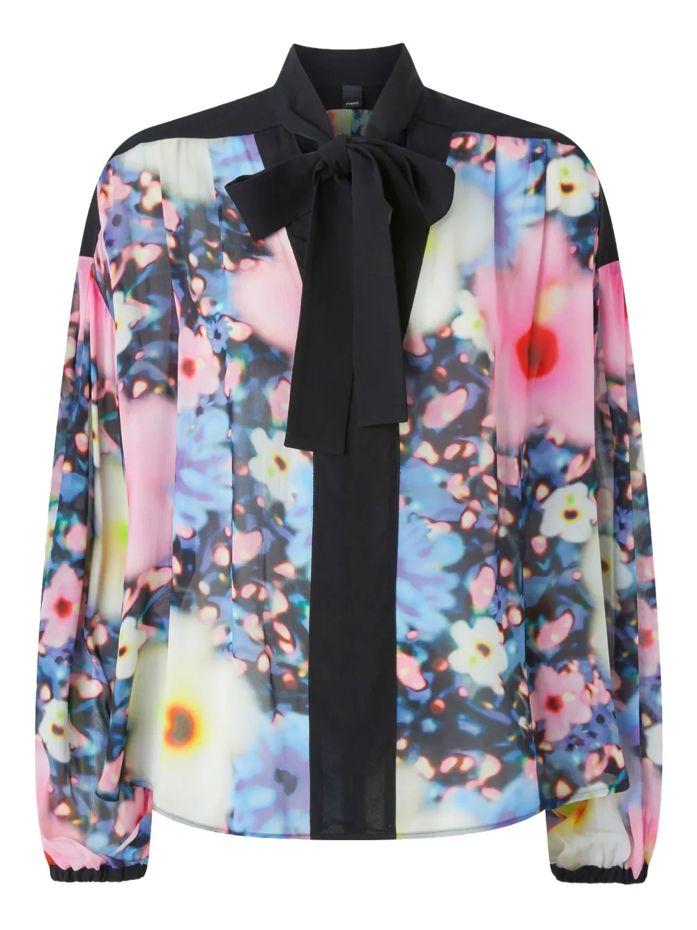 Pinko Floral Georgette Blouse In Multi