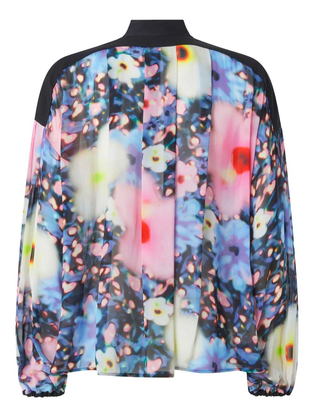 PINKO Shirt met bloemenprint - Zwart