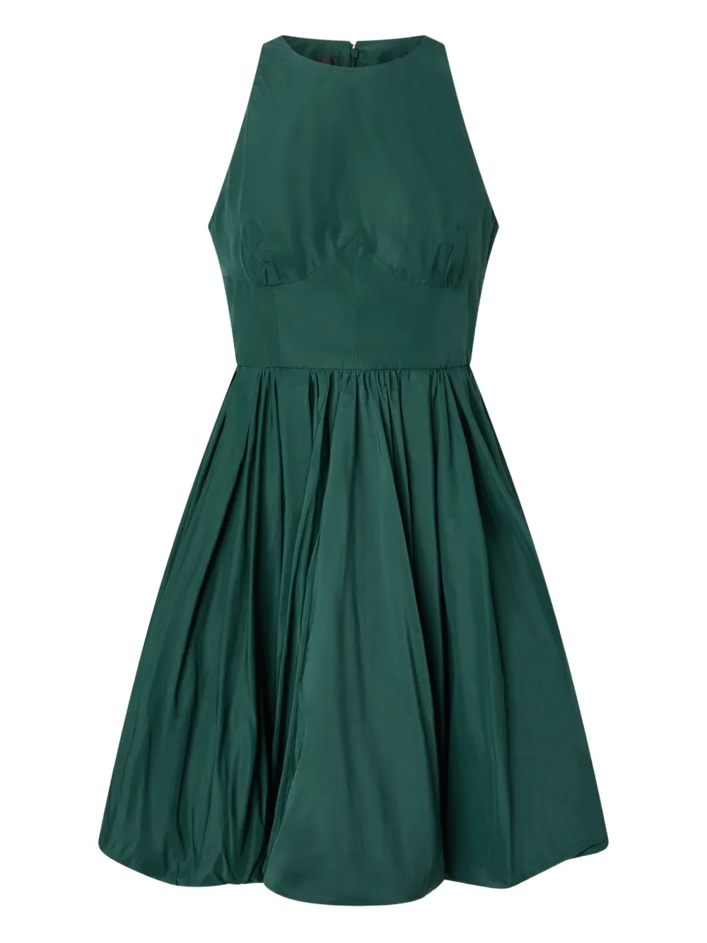 PINKO Flared mini-jurk met ronde hals Groen