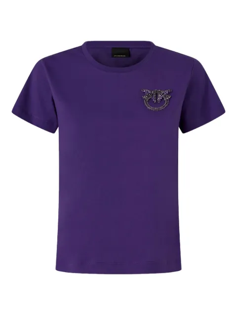 PINKO Camiseta mangas curtas com aplicações