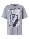 PINKO graphic-print cotton T-shirt - Blue
