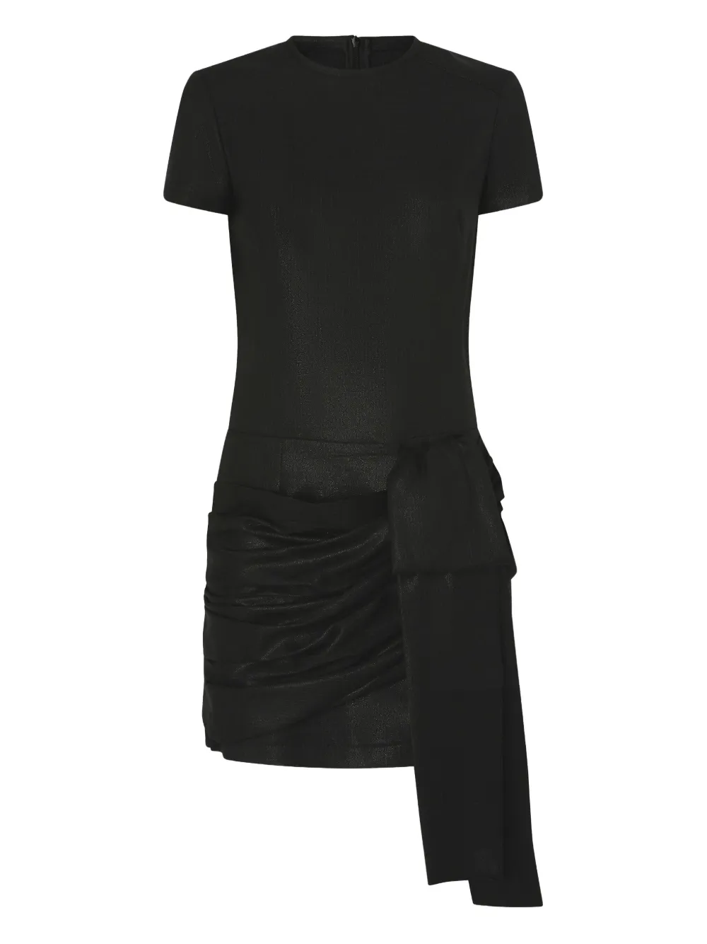 PINKO short-sleeve draped mini dress | Black | Image 1