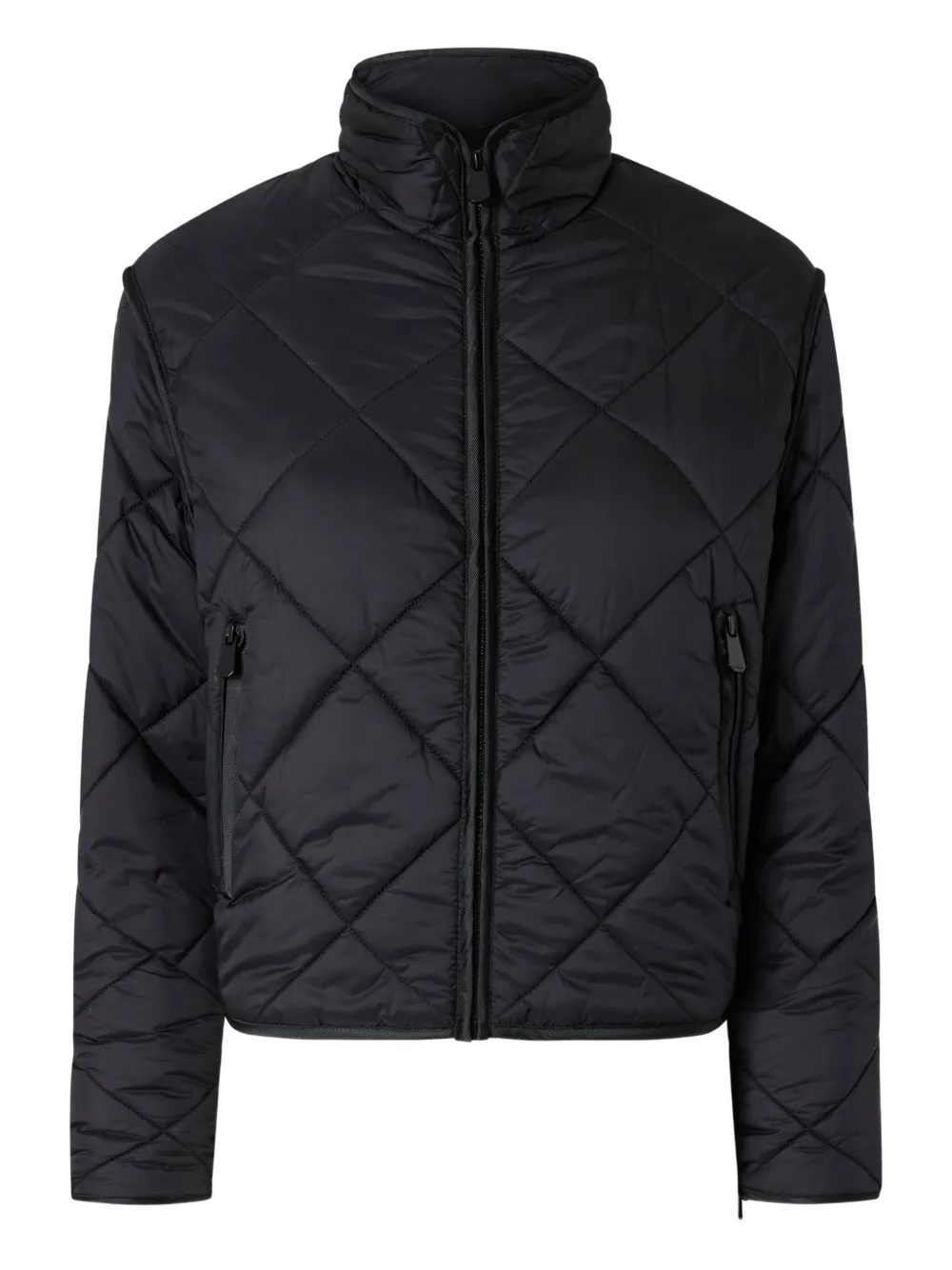 PINKO quilted diamond-pattern jacket | Black | Image 1