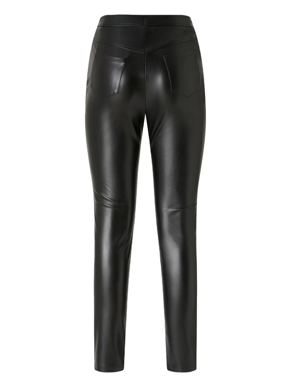 PINKO Gesmockte broek met V-taille - Zwart