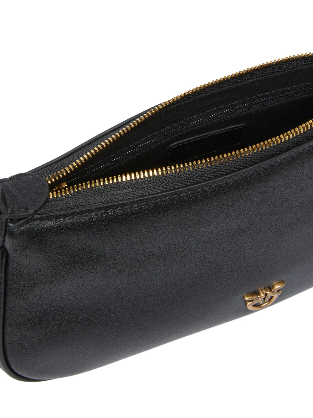 PINKO leather crossbody bag Zwart