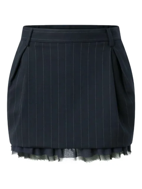 PINKO Hamburger pinstripe-detail mini skirt